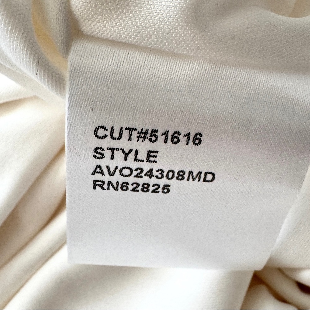 Tadashi Shoji Ivory Pleated Trapeze Chiffon Midi Dress Size XS - Picture 11 of 13